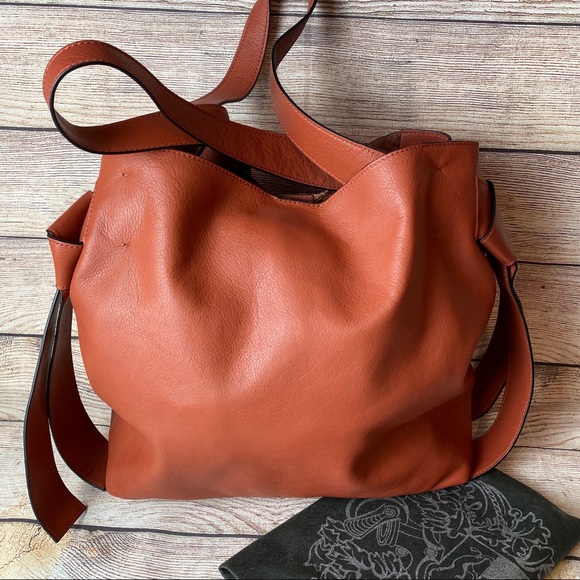 Vince Camuto Handbags - NWT  Vince Camuto Cyra Leather Tote Warm Spice